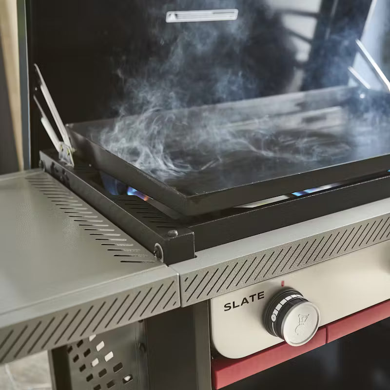 Weber Griddle Slate 3 burner open cart, Houston Texas Weber Slate, Houston Texas Weber Griddle, Houston's top dealer for Weber Griddles, Local Houston Delivery Weber Griddles, Rust resistant griddle Houston