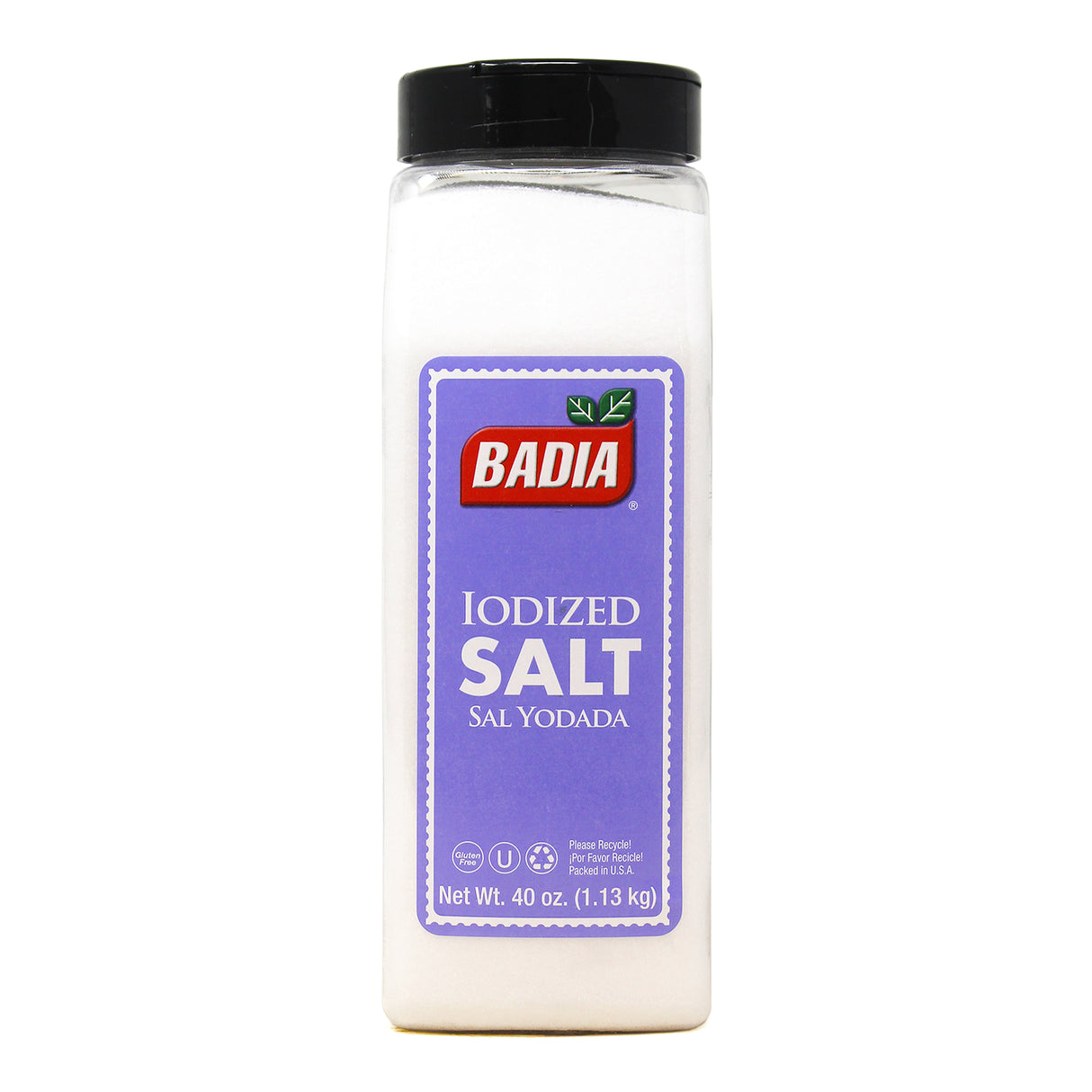 Badia Iodized Salt 40oz