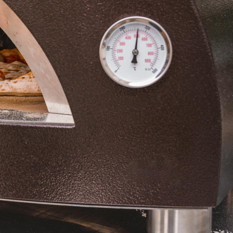 Alfa 1 Pizze 19-Inch Outdoor Countertop Propane Gas Pizza Oven - Copper