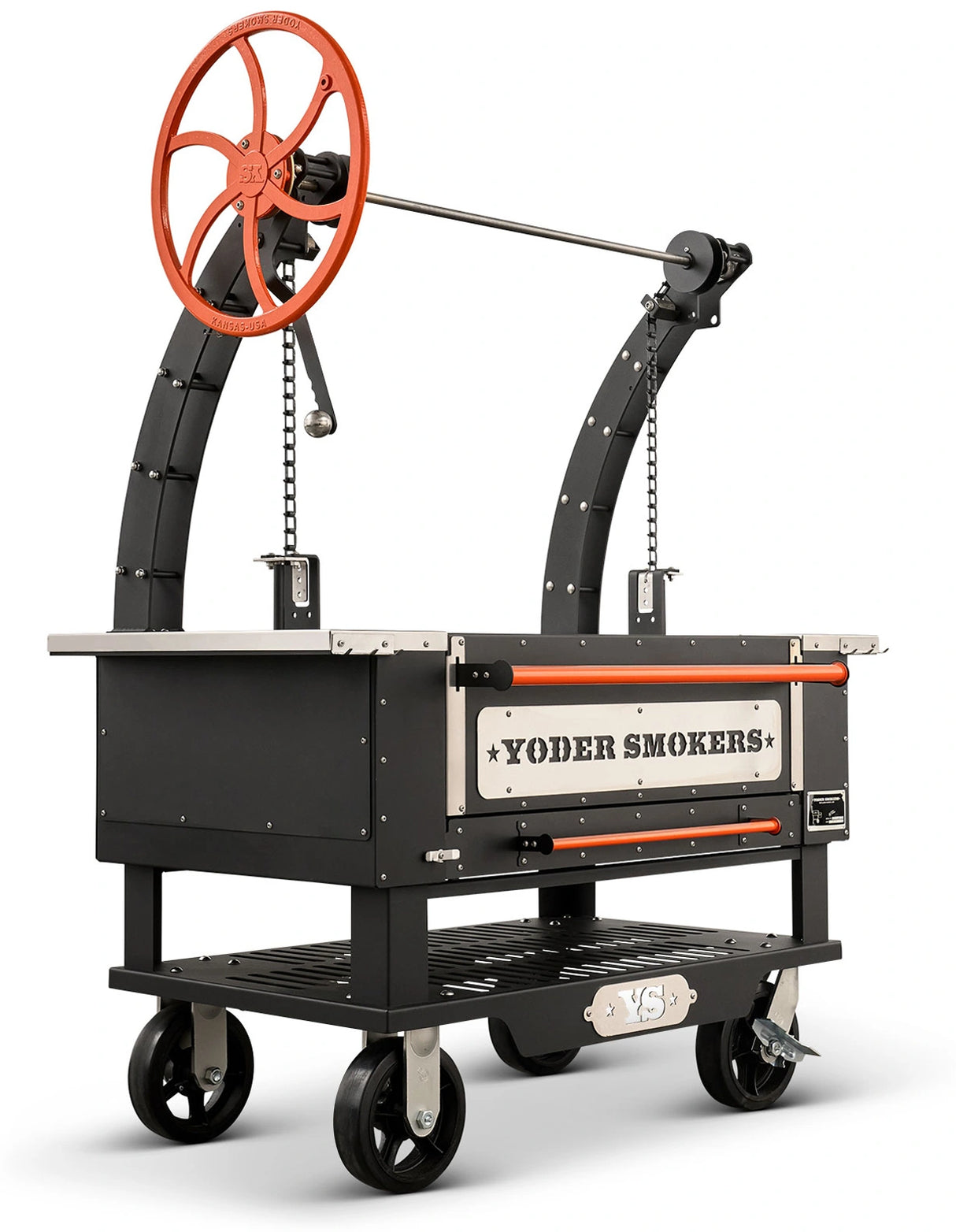 Yoder 36″ El Dorado Santa Maria (Rolling Rod Grates ) Cart model