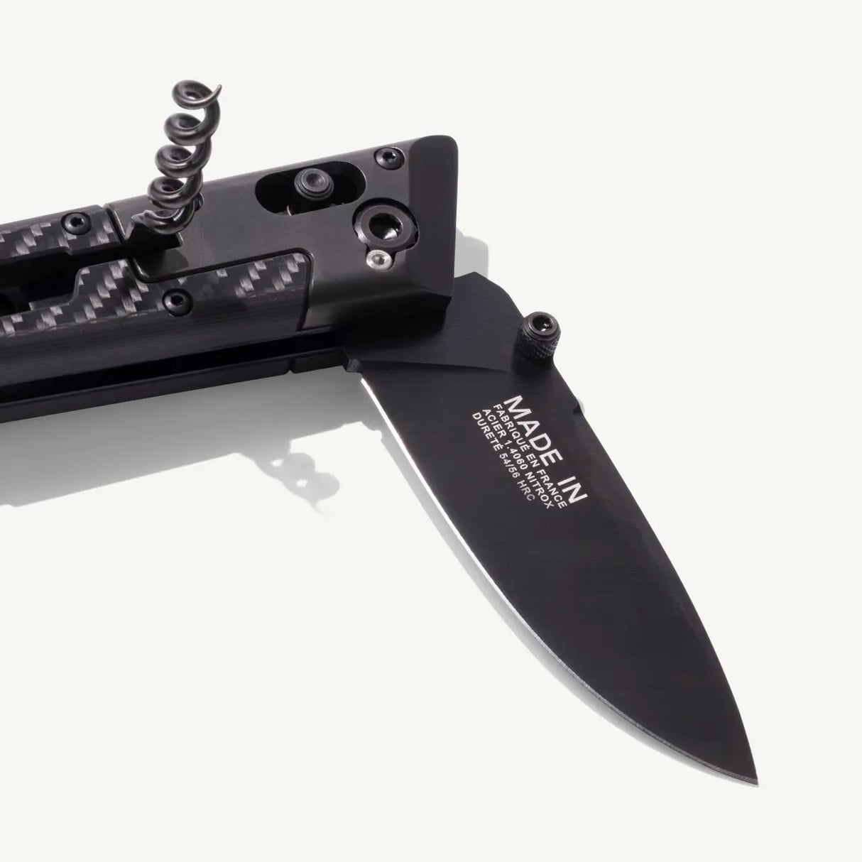 Made In Pocket Utility Knife Carbon Fiber PVD