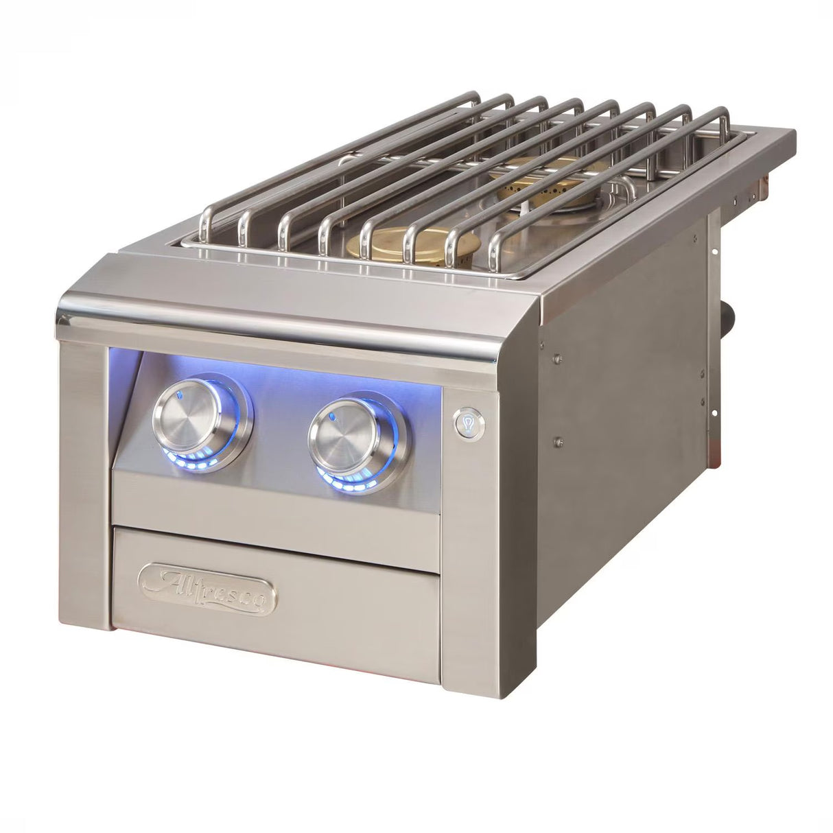 Alfresco AIPG 14" Double Side Burner – Built-In Natural Gas or Propane | AIPGSB-2