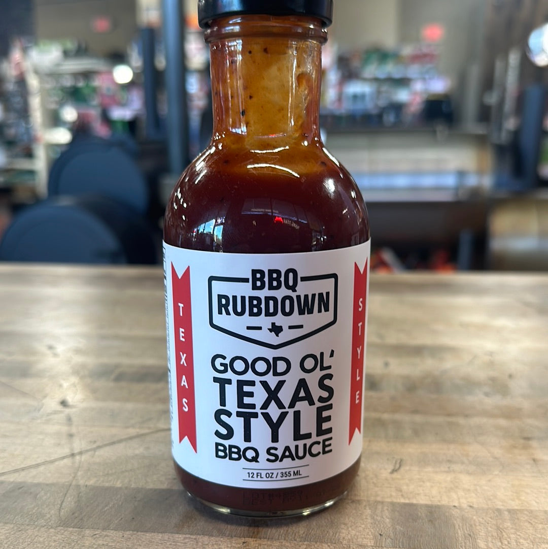 BBQ Rubdown Good OL Texas Style BBQ Sauce