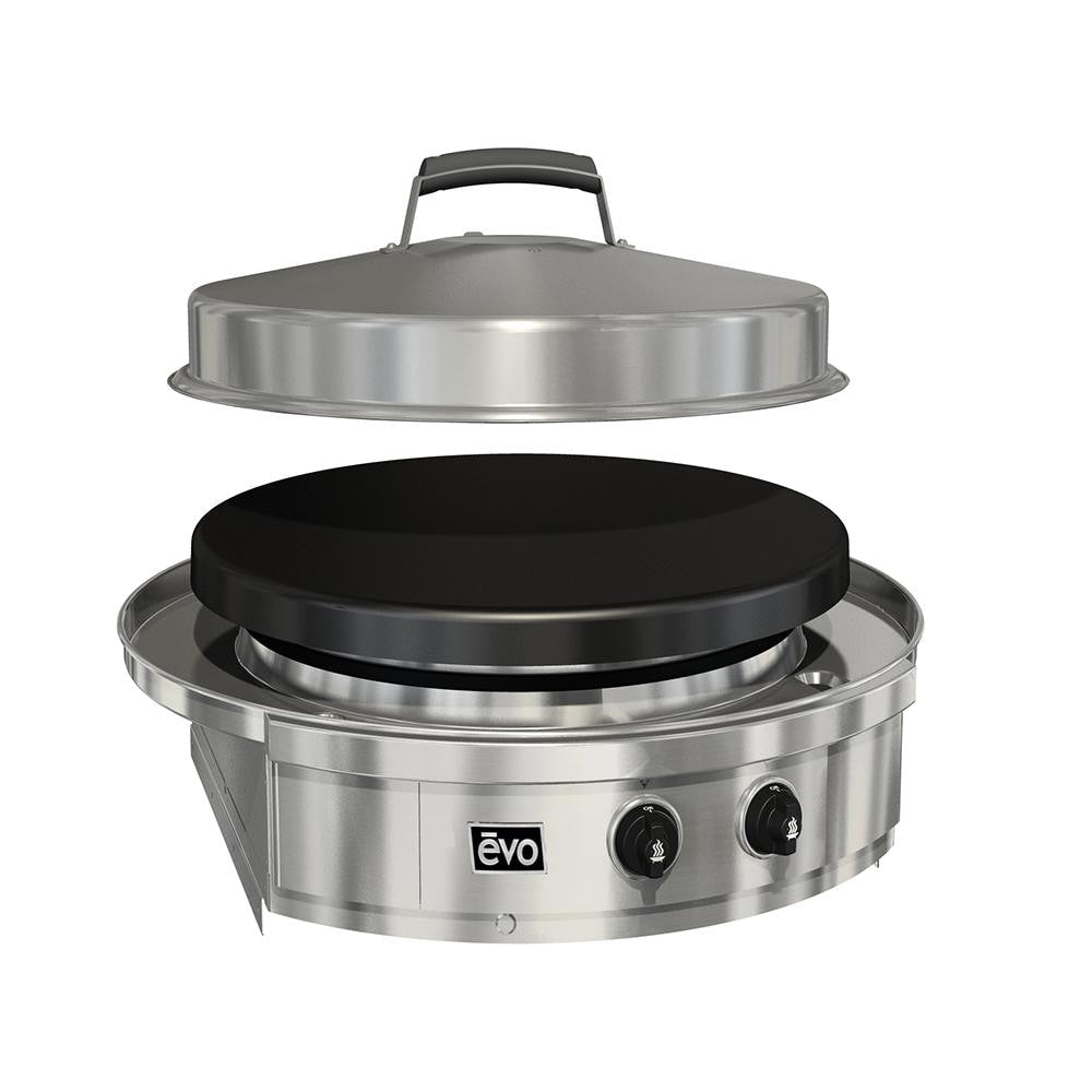 Evo Affinity 25G Built-In Flattop Gas Grill - 10-0095 NG/LP