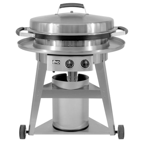 Evo Professional Wheeled Cart Flattop Freestanding Gas Grill - 10-0002-(LP/NG)