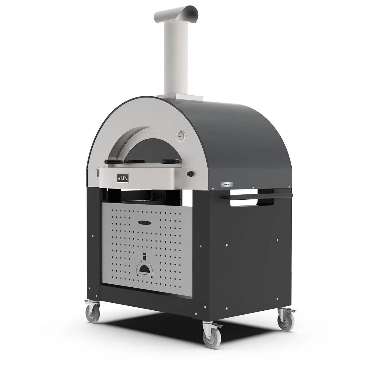 Alfa Classico 4 Pizze Propane Pizza Oven - Ardesia Grey - FXCL-4P-GGRA-U