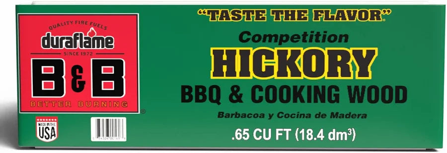 BB Hickory Logs .65 Cubic Foot Box