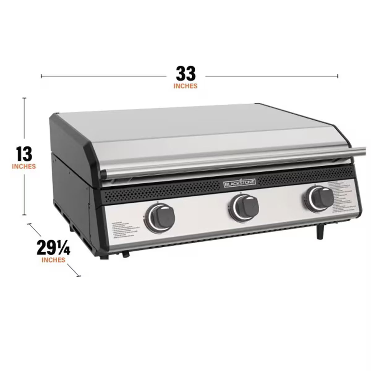 Blackstone 28" Deep Kitchen Griddle w/ SS Hood