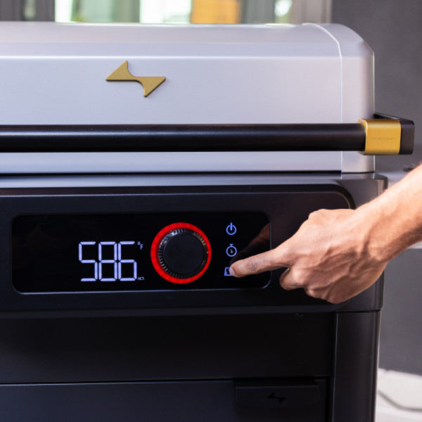 Current Model G Dual Zone Grill with Cabinet, Onyx