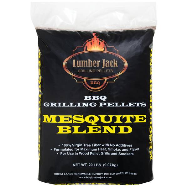 Lumber Jack Mesquite Blend Wood Pellets, 20 lb