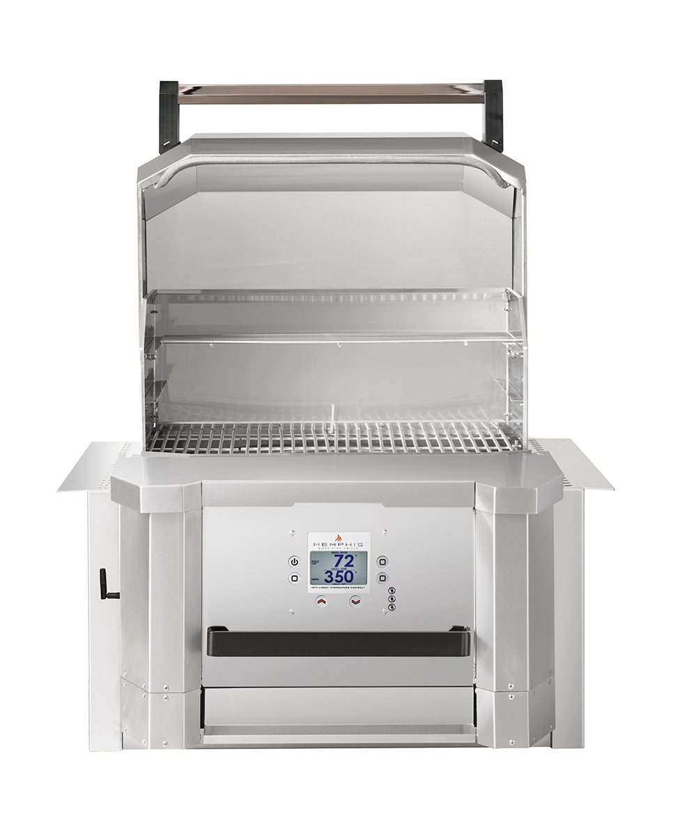 Memphis Elevate Wood Fired Grill (Add Built-In Kit-$100.00 or Leg Kit $300)