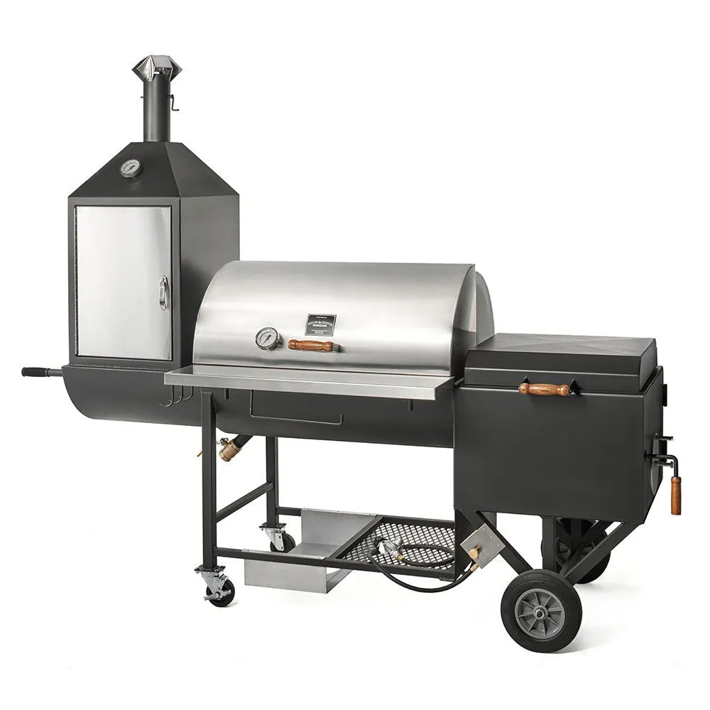 Pitts & Spitts Ultimate Smoker Pit w/ Upright Smoker 24 x 36
