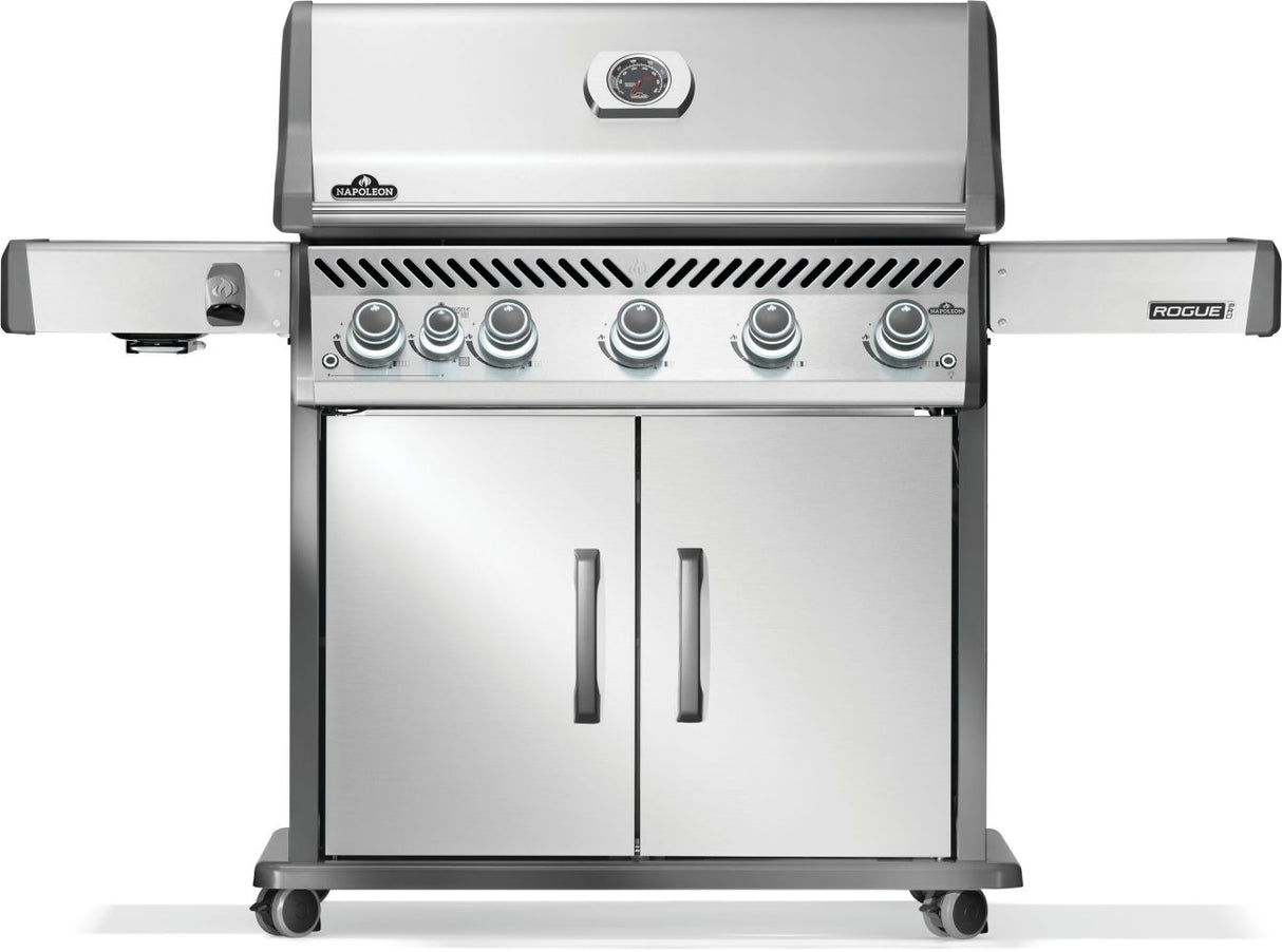 Napoleon Rogue PRO 625 Gas Grill with Infrared Side Burner Stainless Steel