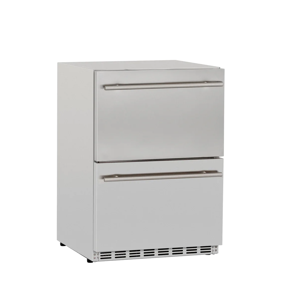 RCS Stainless Two Drawer Refrigerator - 5.3 Cu. Ft. - UL Rated REFR4