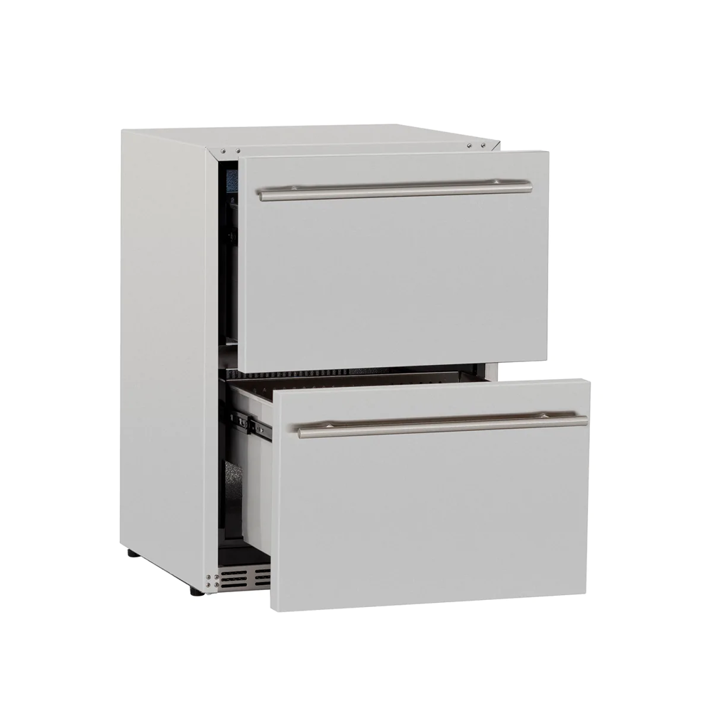 RCS Stainless Two Drawer Refrigerator - 5.3 Cu. Ft. - UL Rated REFR4