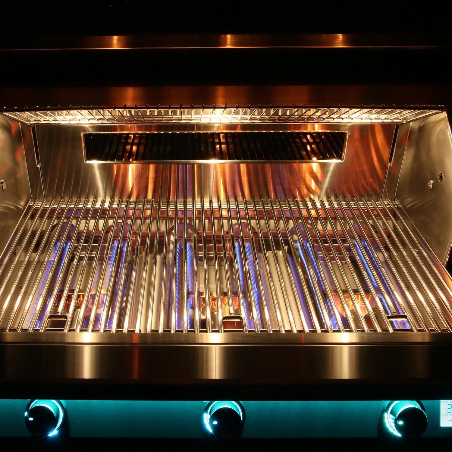 Alfresco Intelligent Professional AIPG 42” 3-Burner Built-In Grill | Natural Gas & Propane