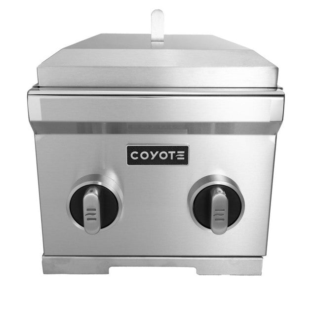 Coyote 12" Built-In Double Side Burner - C3DB(LP/NG)