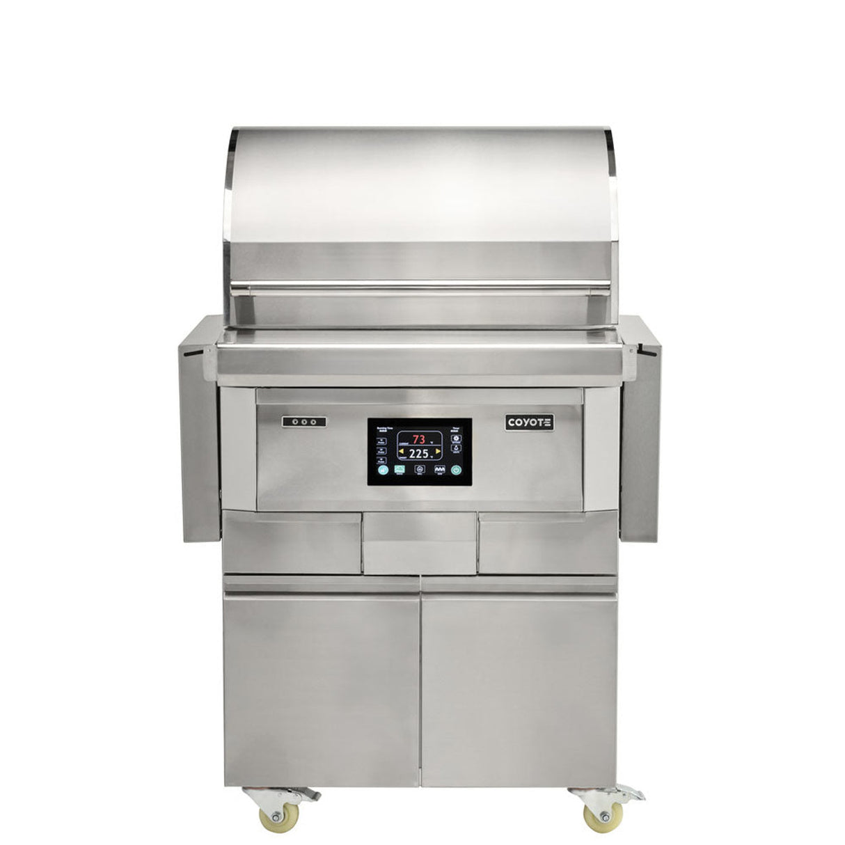 Coyote 28" Next Gen Pellet Grill and Cart - C2P28-FS