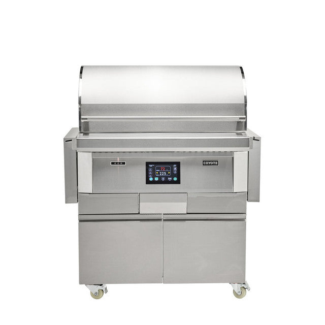 Coyote 36" Next Gen Pellet Grill and Cart - C2P36-FS