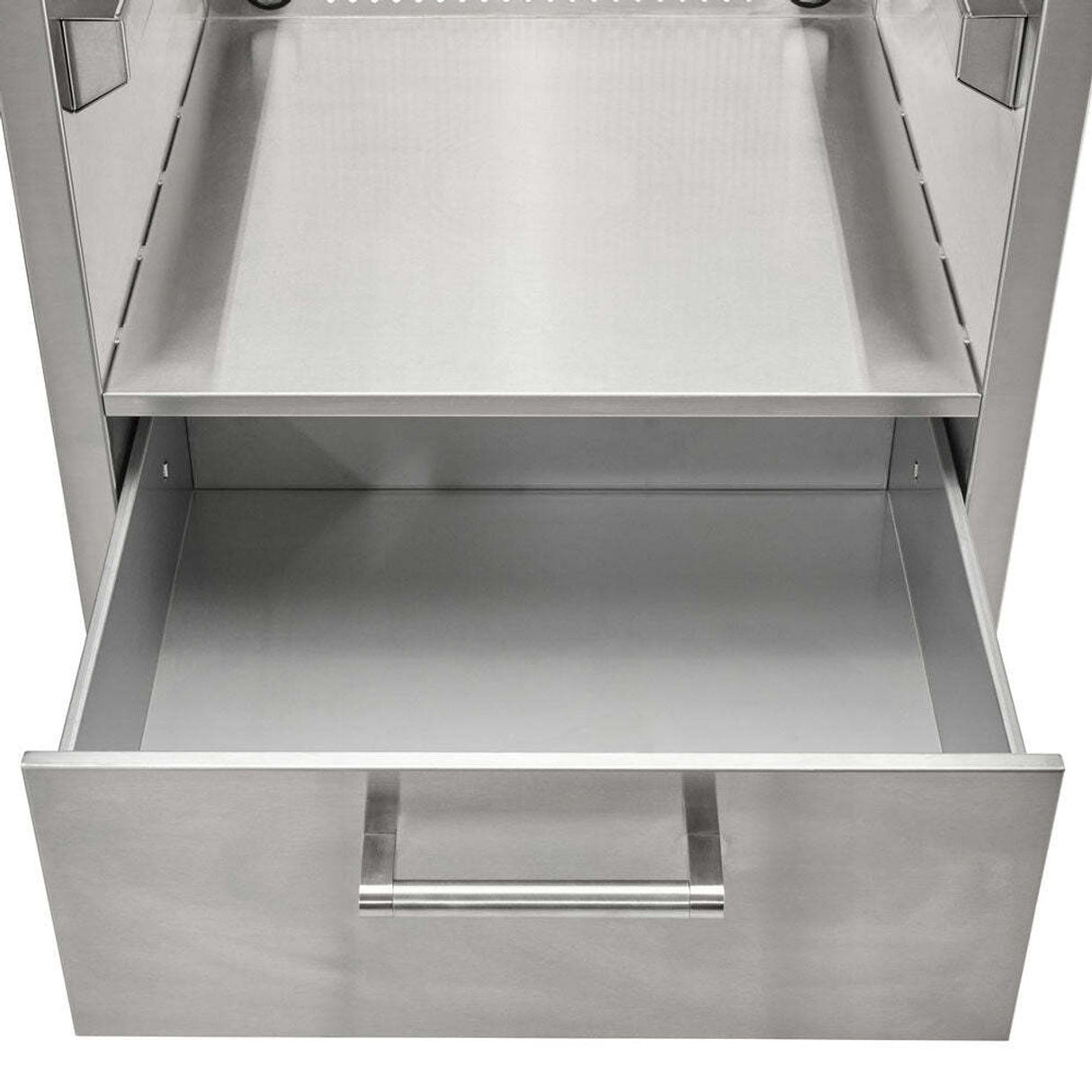 Coyote Asado Smoker / Power Burner Insert Sleeve with Storage Drawer- C3SLV