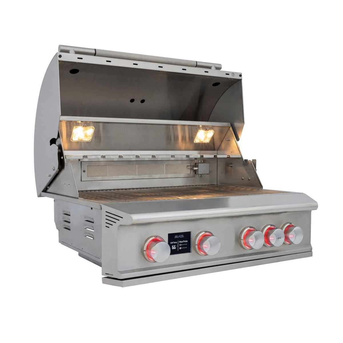 Blaze LTE PRO 32-Inch 4-Burner Built-in Gas Grill w/ Digital Temperature Screen & Rear Infrared Burner - BLZ-4LTEPRO-(NG/LP)