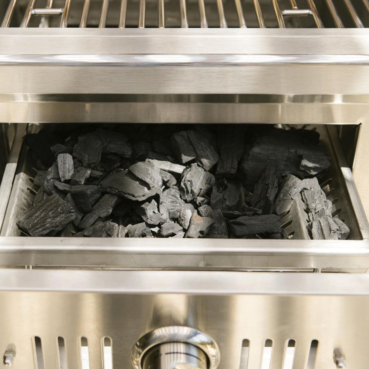 Coyote Centaur 50-Inch Built-In Natural Gas/Charcoal Dual Fuel Grill - C3HY50(LP/NG)