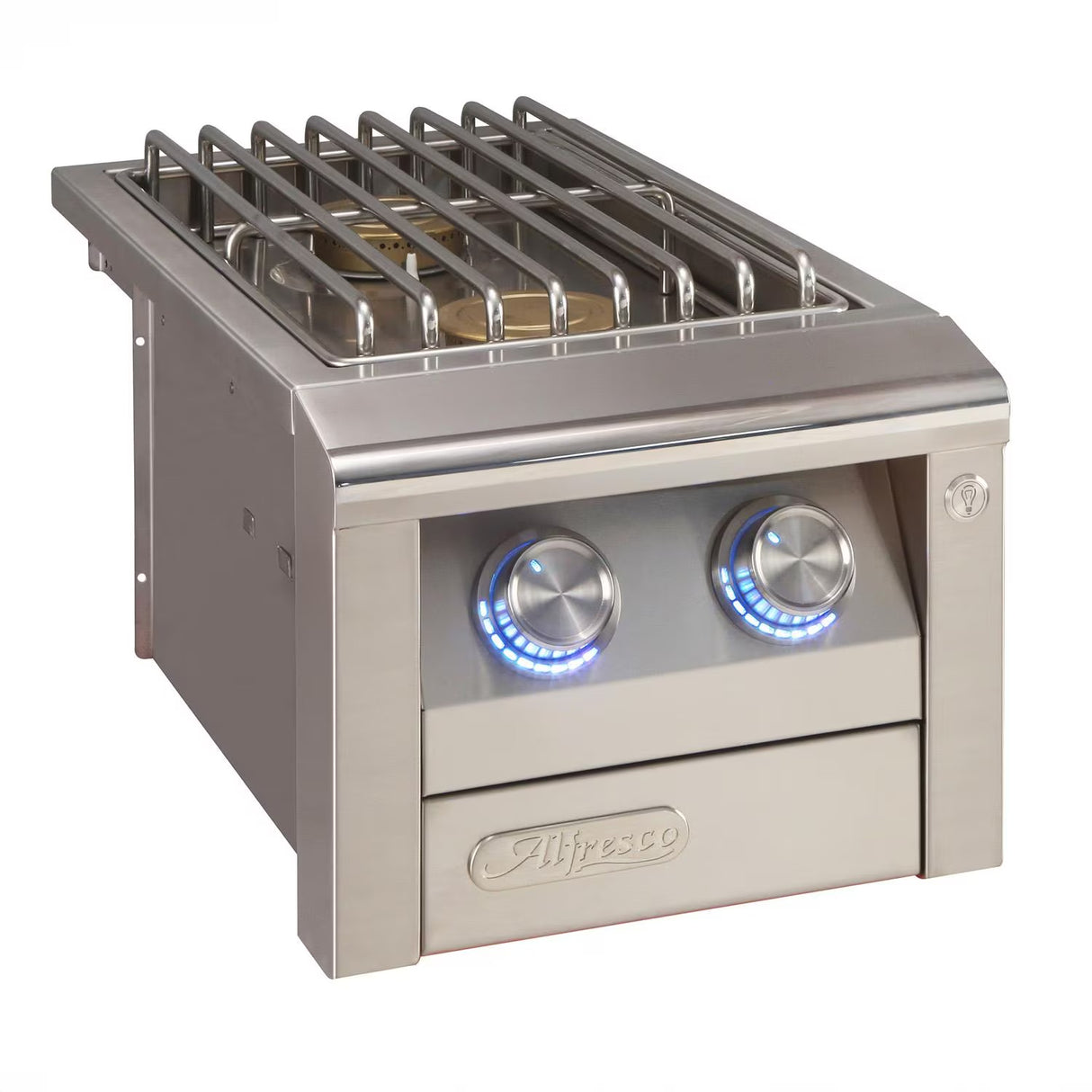 Alfresco AIPG 14" Double Side Burner – Built-In Natural Gas or Propane | AIPGSB-2