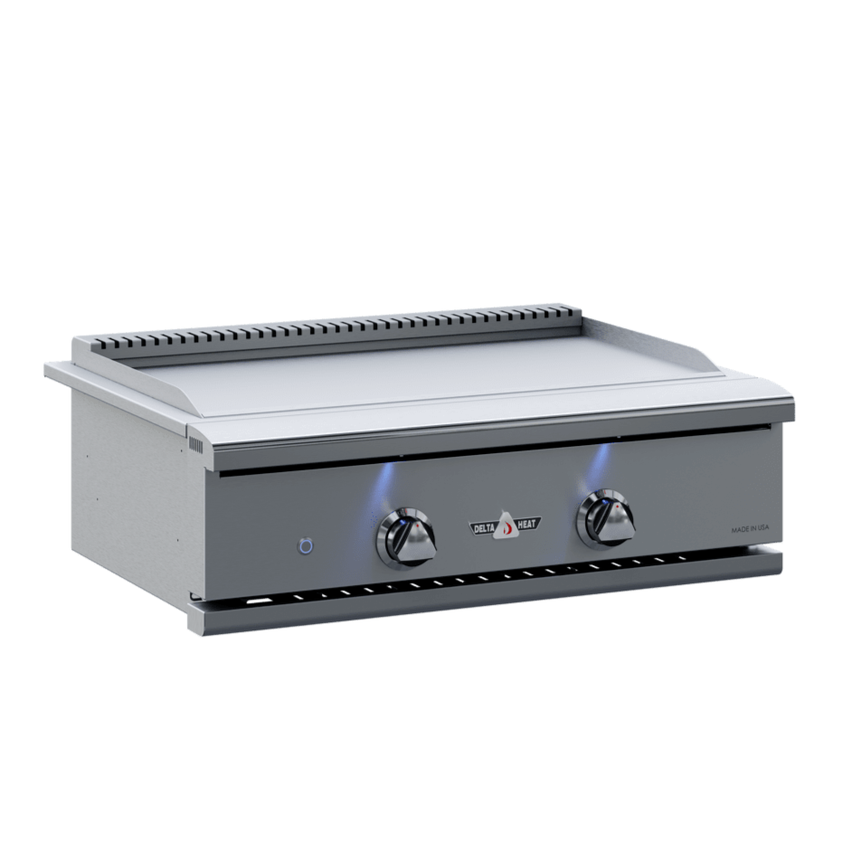 Delta Heat 32" Teppanyaki Flat Top Griddle Grill With Color Control Panel DHTG32-(K/W)(L/N)