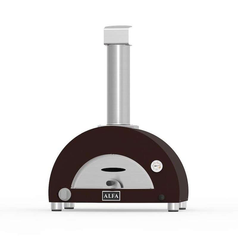 Alfa 1 Pizze 19-Inch Outdoor Countertop Propane Gas Pizza Oven - Copper