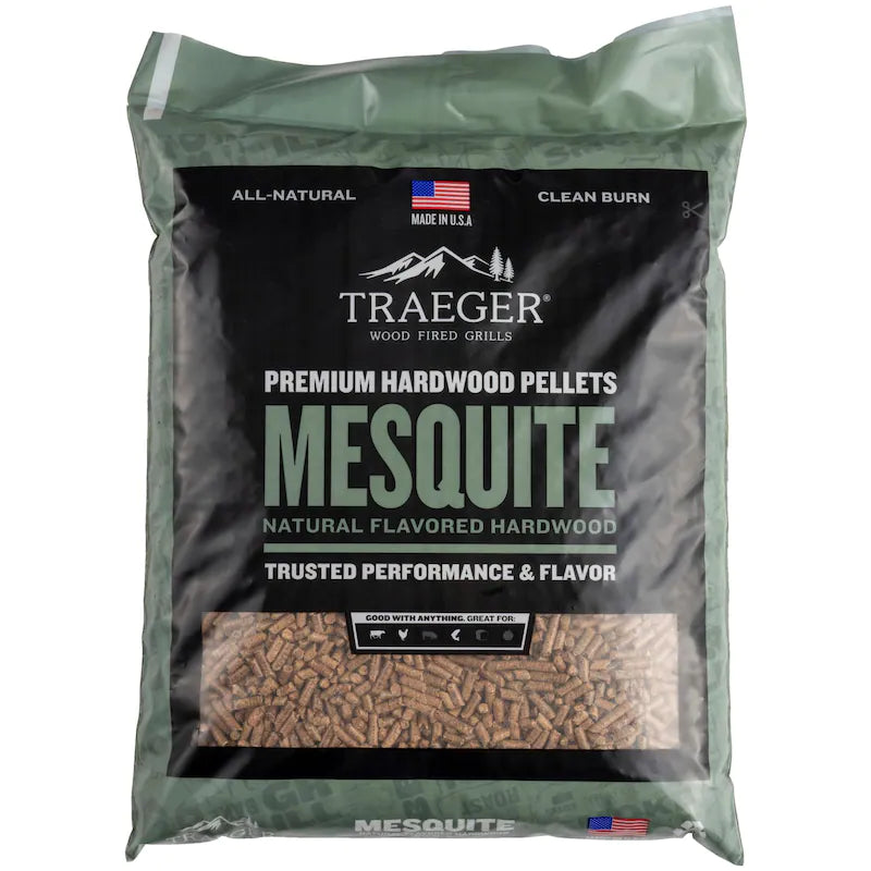 Traeger Mesquite Natural Hardwood Pellets | 20 lb. Bag PEL305