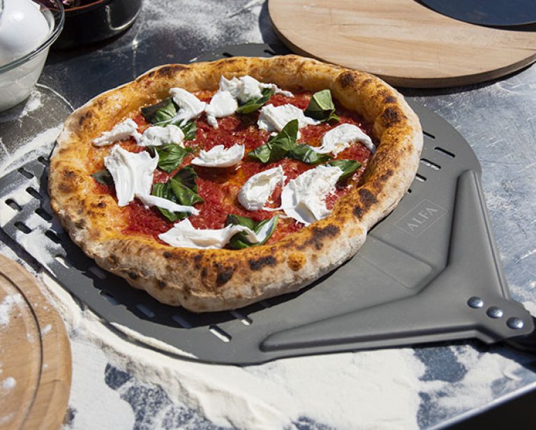 Alfa Futuro 2 Pizze Gas Pizza Oven Silver Black - FXFT-2P-MSB-U