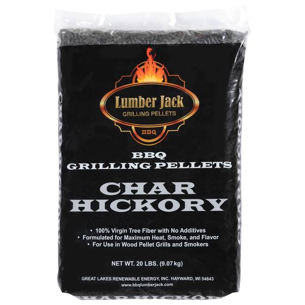 Lumber Jack Char-Hickory Wood Pellets, 20 lb