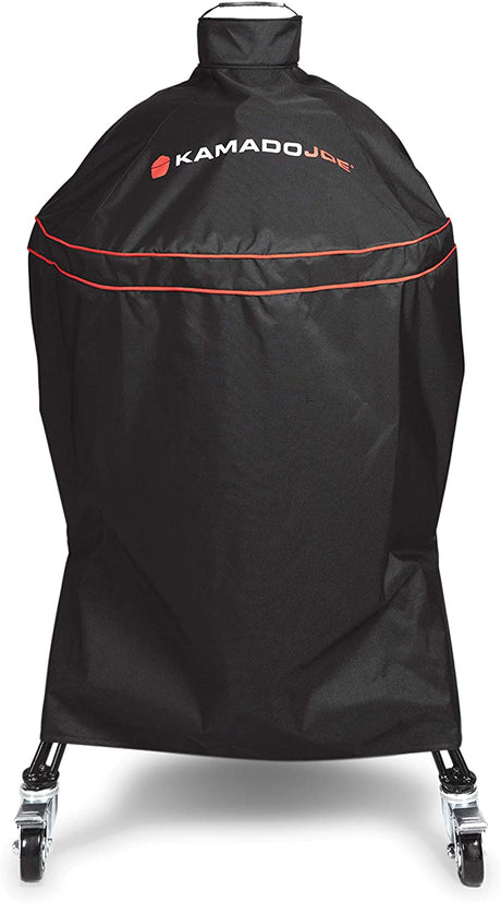 Kamado Joe KJ-GC23BWFS Classic Joe Charcoal Grill Cover, Black - Texas Star Grill Shop