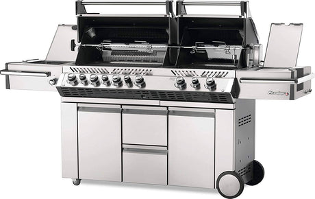 Napoleon PRO825RSBINSS-3 Prestige PRO 825 RSBI Natural Gas Grill, sq.in. + Infrared Rear & Bottom Range Burner, Stainless Steel - Texas Star Grill Shop