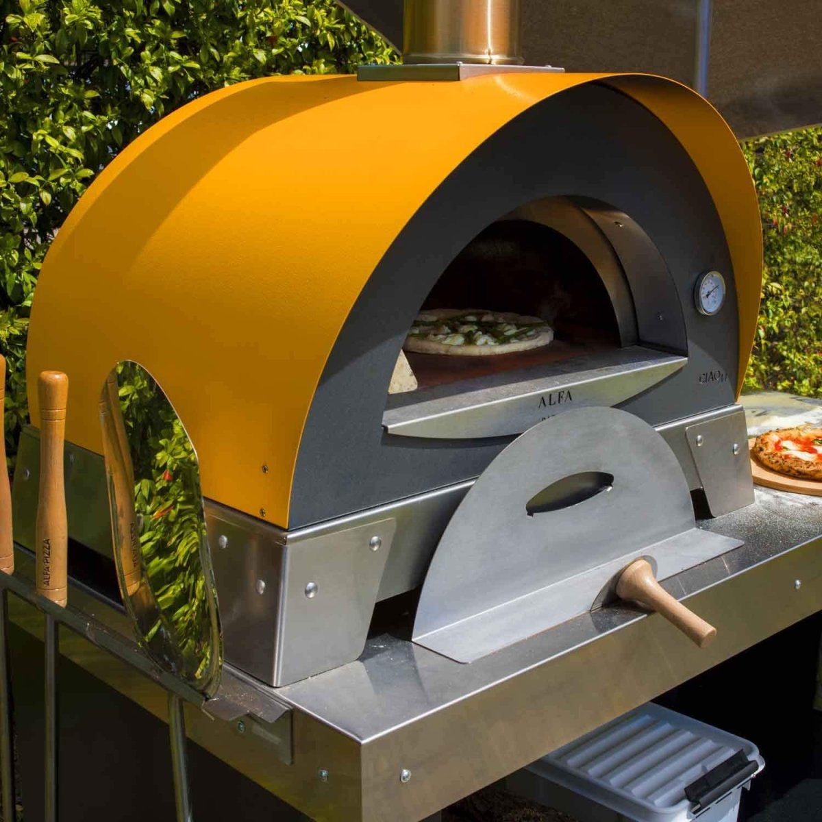 Alfa Ciao Countertop Wood Fired Pizza Oven FXCM-LGIA-T-V2 - Texas Star Grill Shop FXCM-LGIA-T-V2
