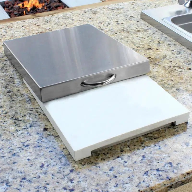 Alfresco 10" Prep and Waste Chute Assembly APWC - Texas Star Grill Shop APWC