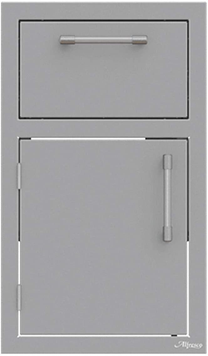 Alfresco 17" Stainless Steel Right-Hinged Soft-Close Door & Drawer Combo AXE-DDR-SC - Texas Star Grill Shop AXE-DDR-L-SC