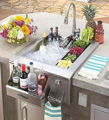 Alfresco 24" Bartender and Sink System AGBC-24 - Texas Star Grill Shop AGBC-24