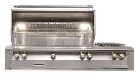 Alfresco 56" Sear Zone Grill with Side Burner Built-In ALXE-56SZ - Texas Star Grill Shop ALXE-56SZ