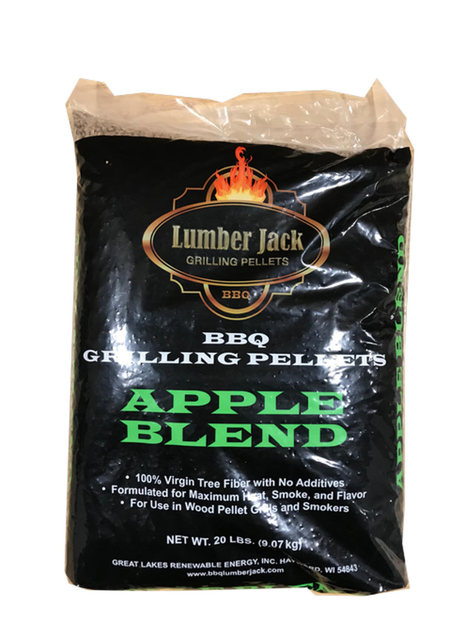 Lumber Jack Apple Blend Wood Pellets, 20 lb