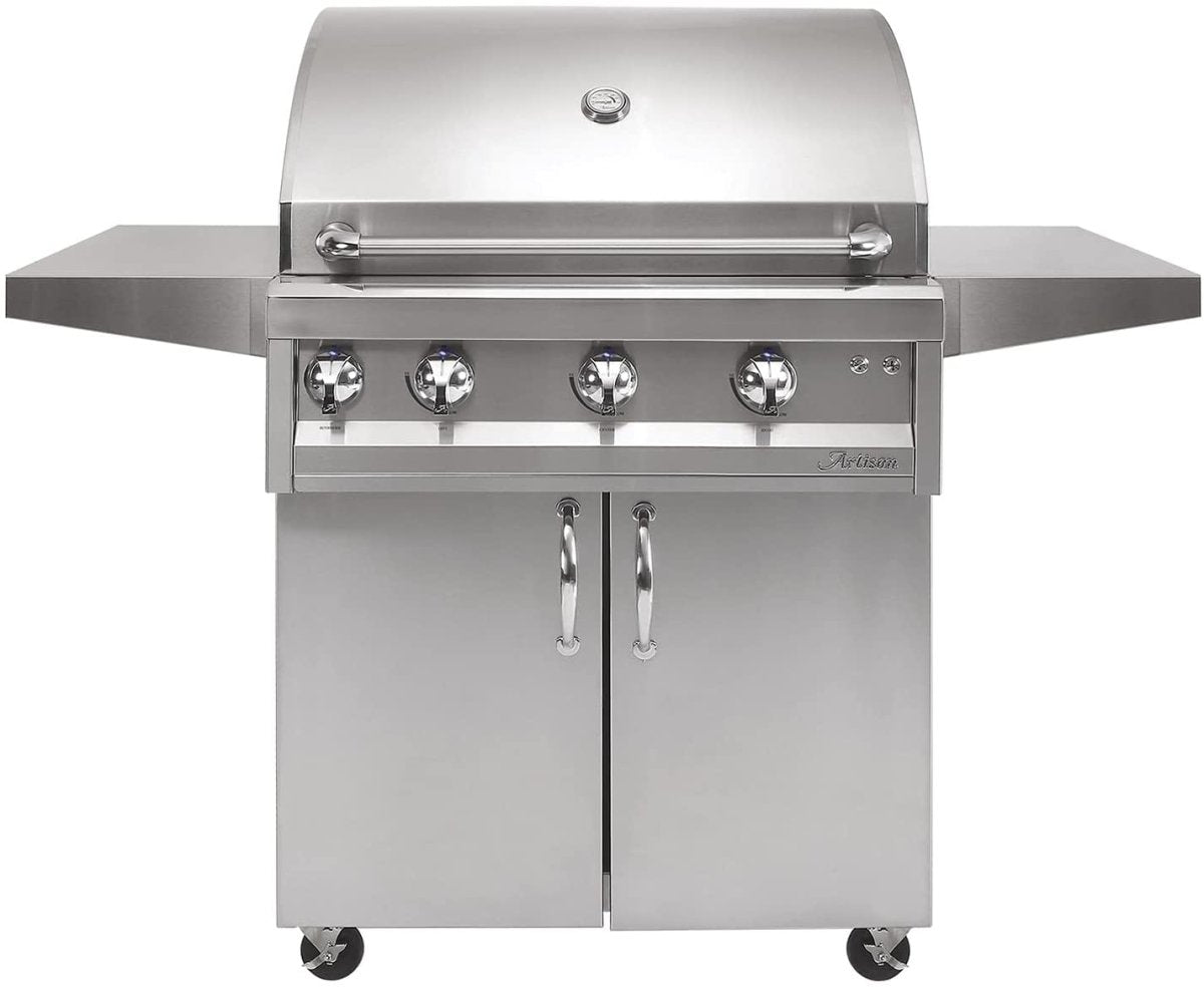 Artisan 32" 3-Burner Freestanding Grill With Rotisserie - ARTP-32C - Texas Star Grill Shop ARTP-32C