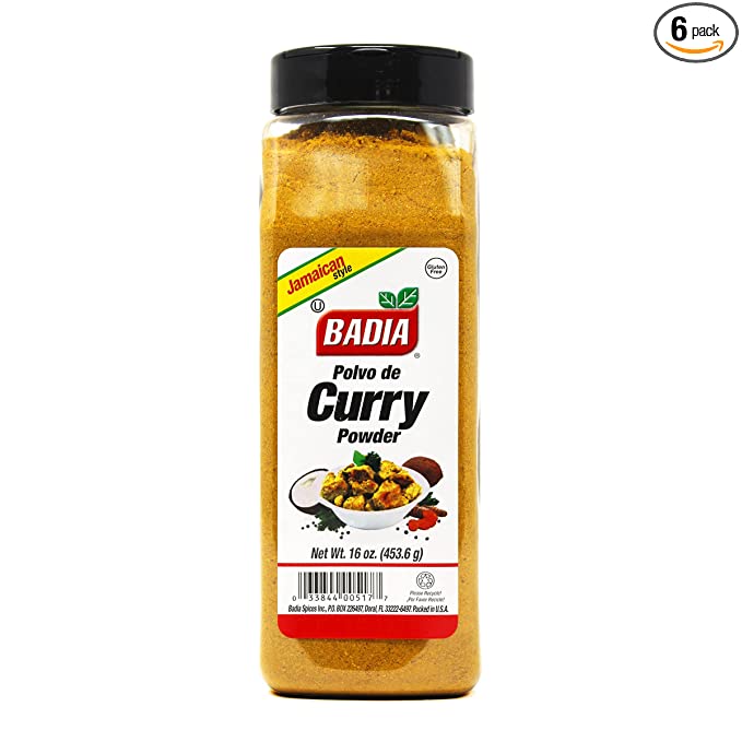 Badia Curry Powder 16oz 00517 - Texas Star Grill Shop 517