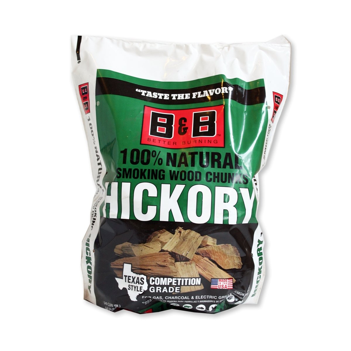 BB Hickory Wood Chunks C00129-B - Texas Star Grill Shop C00129-B