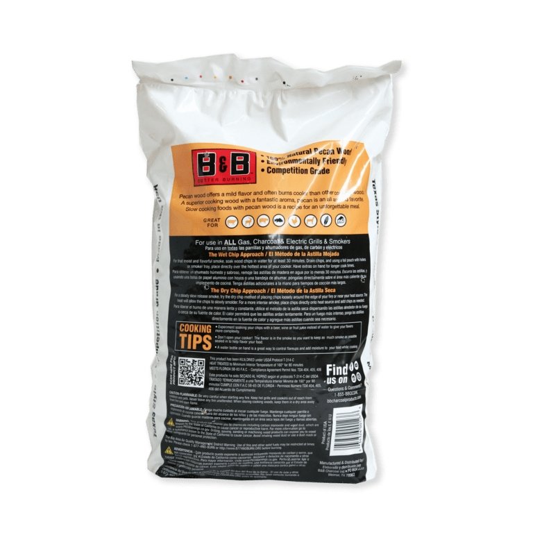 BB Pecan Wood Chips - Texas Star Grill Shop C00123-B