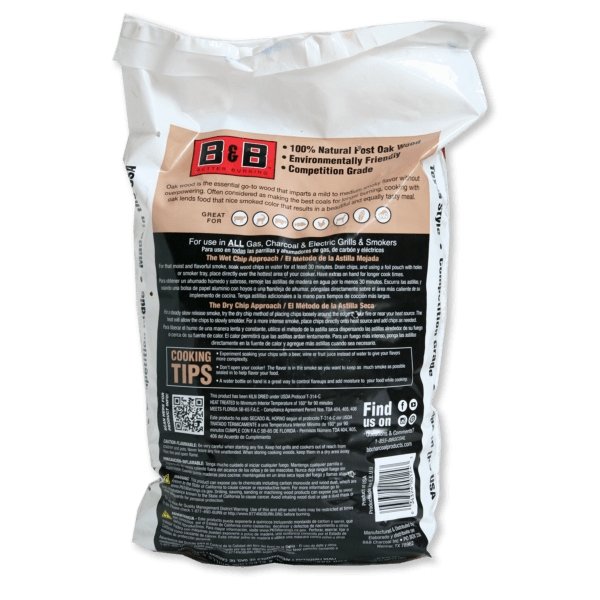 BB Post Oak Wood Chips - Texas Star Grill Shop C00124-B