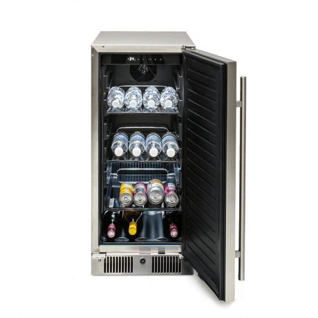 Blaze 15" Outdoor refrigerator 3.2 CF - Texas Star Grill Shop BLZ-SSRF-15