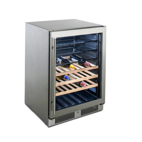 Blaze 24" Outdoor Glass Door Beverage Cooler 5.5 - Texas Star Grill Shop BLZ-GDBEV-5.5