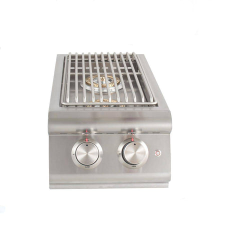 Blaze Built-in Premium LTE Double Side Burner with Lights BLZ-SB2LTE - Texas Star Grill Shop BLZ-SB2LTE-NG