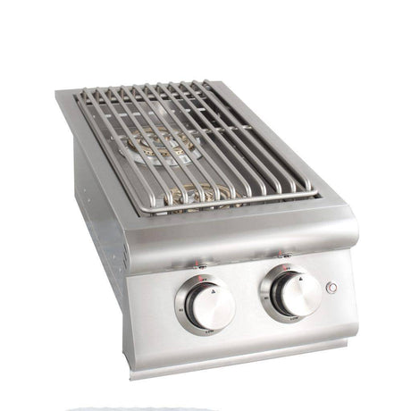 Blaze Built-in Premium LTE Double Side Burner with Lights BLZ-SB2LTE - Texas Star Grill Shop BLZ-SB2LTE-NG