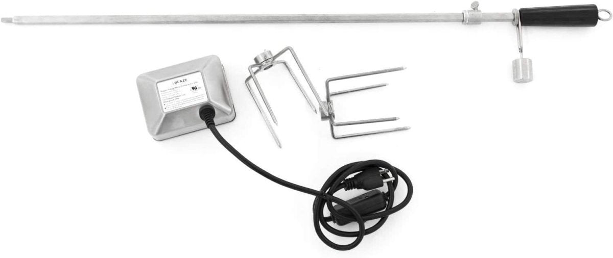 Blaze Rotisserie Kit for 32 Inch Charcoal 4 Burner Gas Grills - BLZ-34-ROTIS-SS - Texas Star Grill Shop BLZ-34-ROTIS-SS